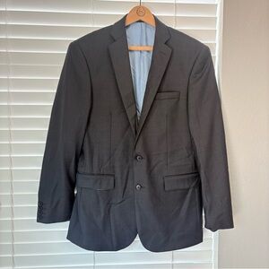 Charles Tyrwhitt 100% Wool Tailored Fit Coat Jacket Blazer Black Men’s Size 38R